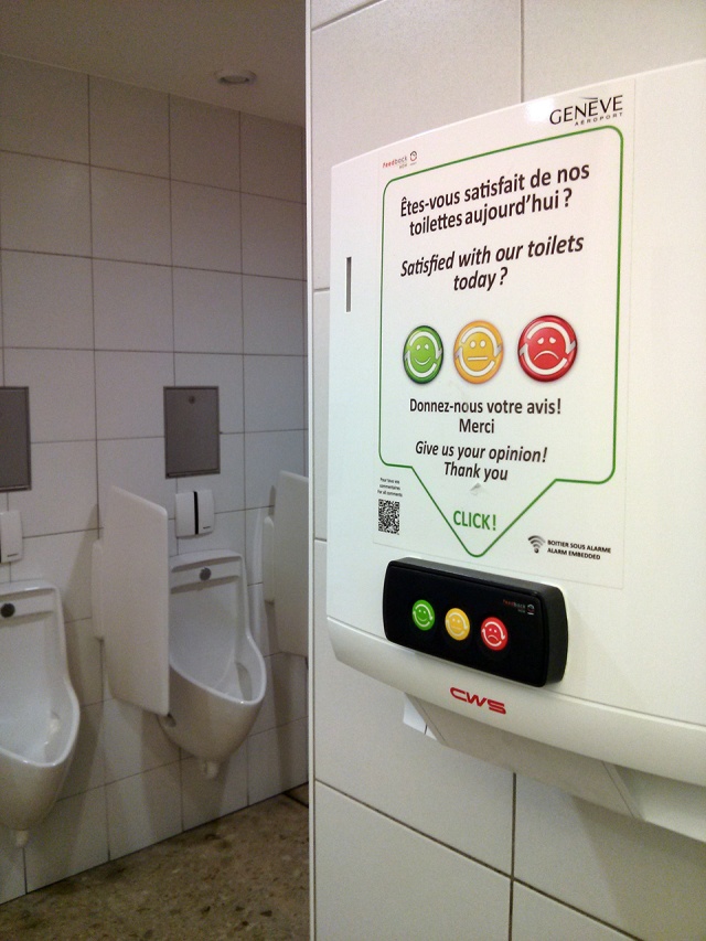 Questionnaire de satisfaction concernant la propreté des toilettes