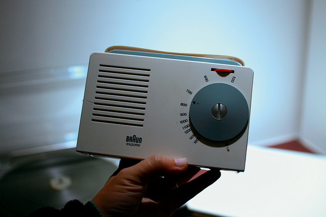 Radio portable Exporter 2 (Braun, 1956).