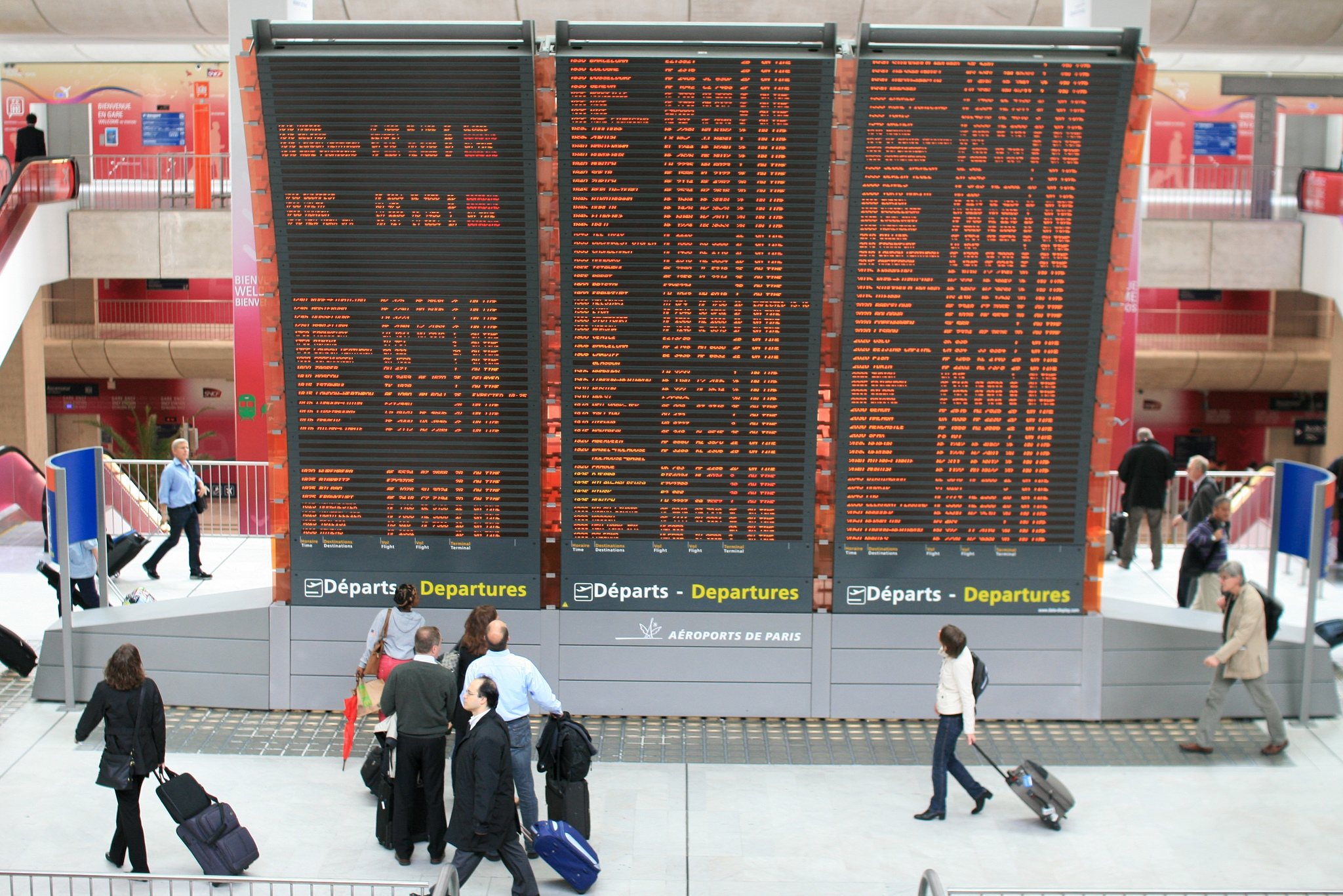 Aéroport CDG, Paris, octobre 2012.